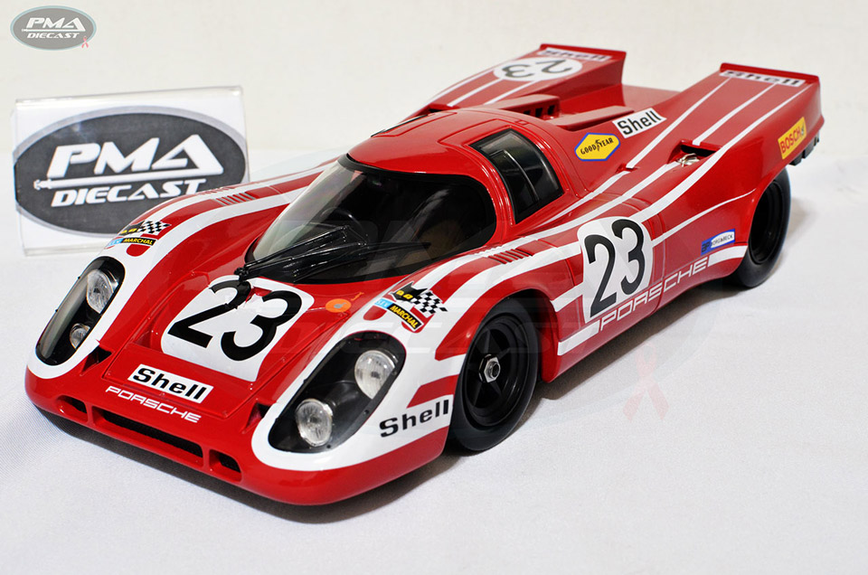 HANS HERRMANN, RICHARD ATTWOOD 1970 PORSCHE KG SALZBURG PORSCHE 917K 1:18